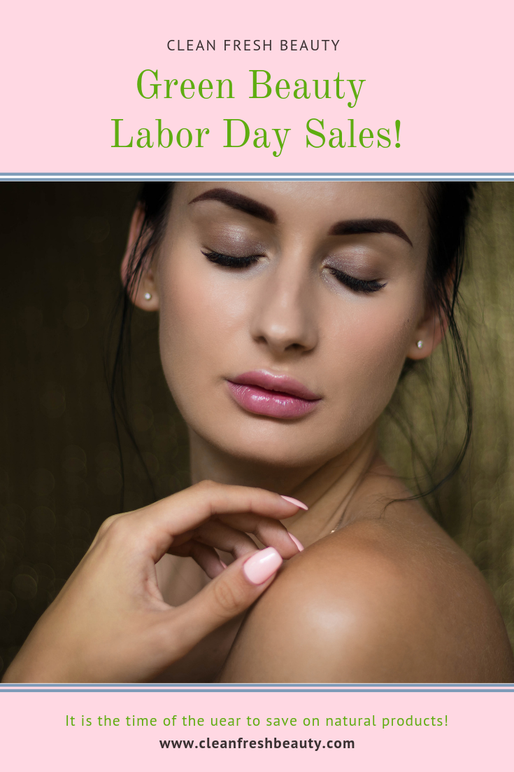 Save up to 30% on natural and organic makeup products! Save big with these Labor Day sales! Click to read more! #greenbeauty #organicbeauty #naturalbeauty #safemakeup
