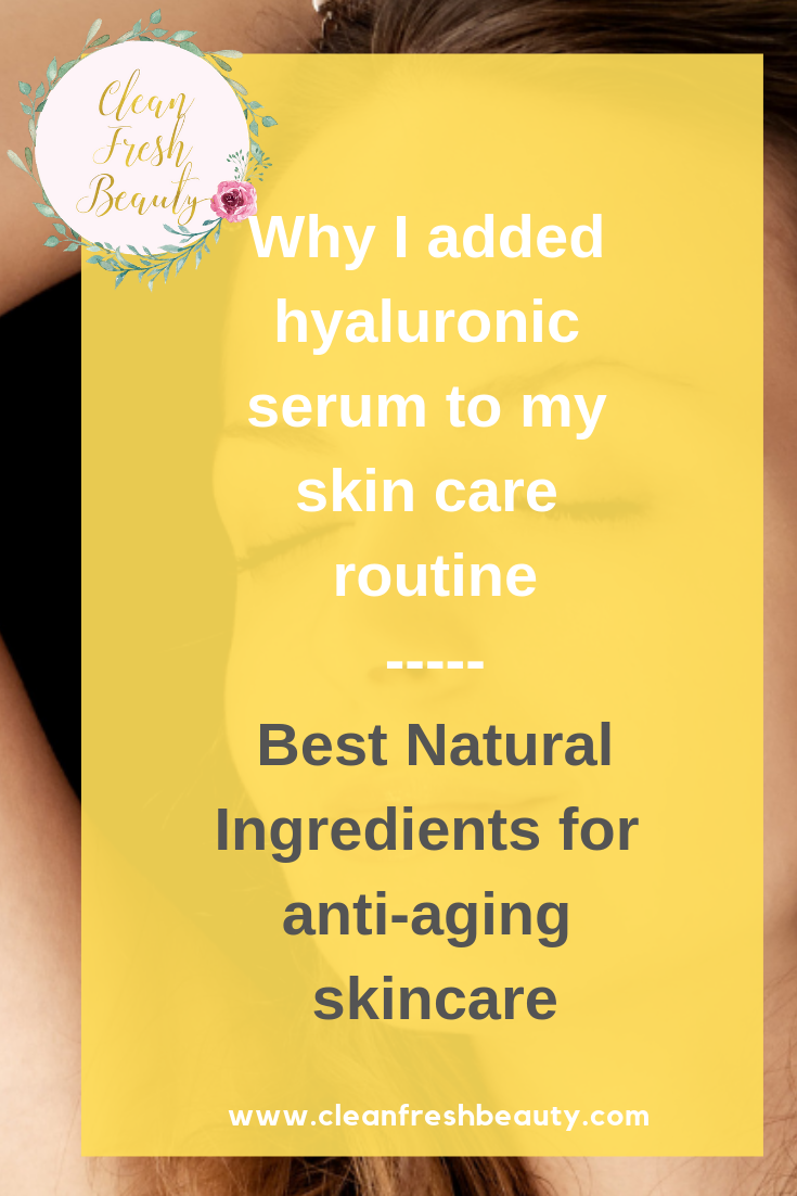 From Vogue, Allure, to Mindbodygreen there is so much praises about the skincare benefits of hyaluronic acid (HA). Hyaluronic acid has amazing anti-aging benefits. HA is a game changer. In this blog post, I share all about hyaluronic acid in the green beauty. If you don't have natural skin care products that contain hyluronic acid, you need to add products containing HA. Click to read more. #greenbeauty #antiaging #naturalbeauty #organicbeauty