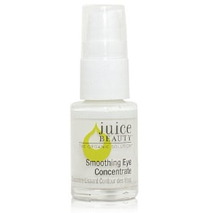 Looking for a natural cream for sensitive eyes? Juice Beauty Smoothing Eye Concentrate is great for Puffiness and Sensitive Skin. Click to read more about my review. #greenbeauty #naturalproducts #eyecream #sensitiveskin