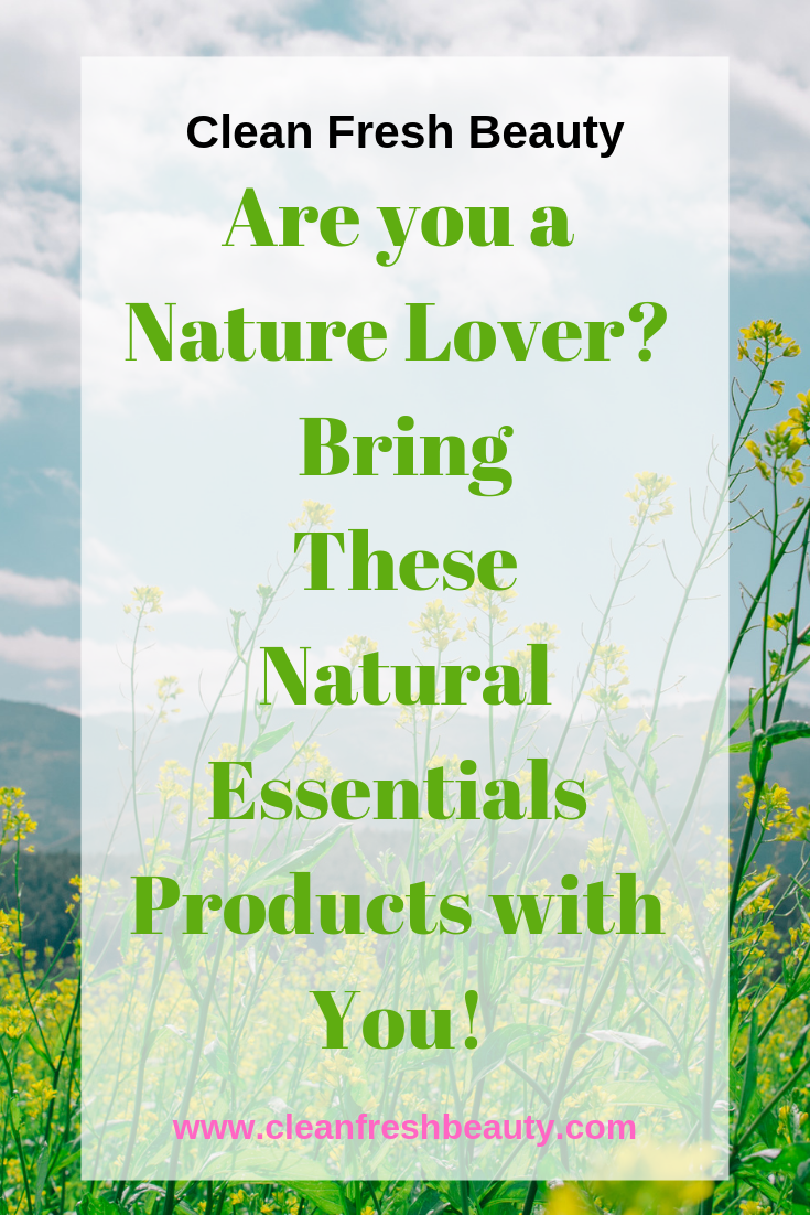 Thinking about your next trip in nature? Bring These biodegradable natural products with you! click to read more. #naturelover #camping #greenbeauty #biodegradable #wastefree