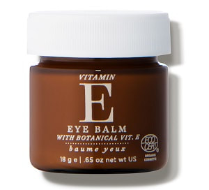 Looking for a natural eye cream to deal with dryness around the eye area? One Loves Organics Vitamin E Eye Balm is a great to dryness in the under eye area. Click to read more about my review. #greenbeauty #naturalproducts #eyecream #darkcircles #dryness