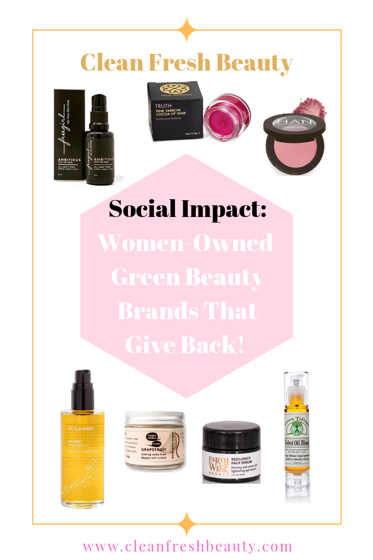 ​ If you are a green beauty lover who wants to go beyond giving Giving Tuesday, this blog post is just for you. You can make your money counts in big ways with these 7 women-owned green beauty brands; Can green beauty can have a social consciousness side. Increase your social impact footprint by supporting these green beauty brands. #socialconscious #consciousliving #naturalbeauty #organicbeauty #greenbeauty