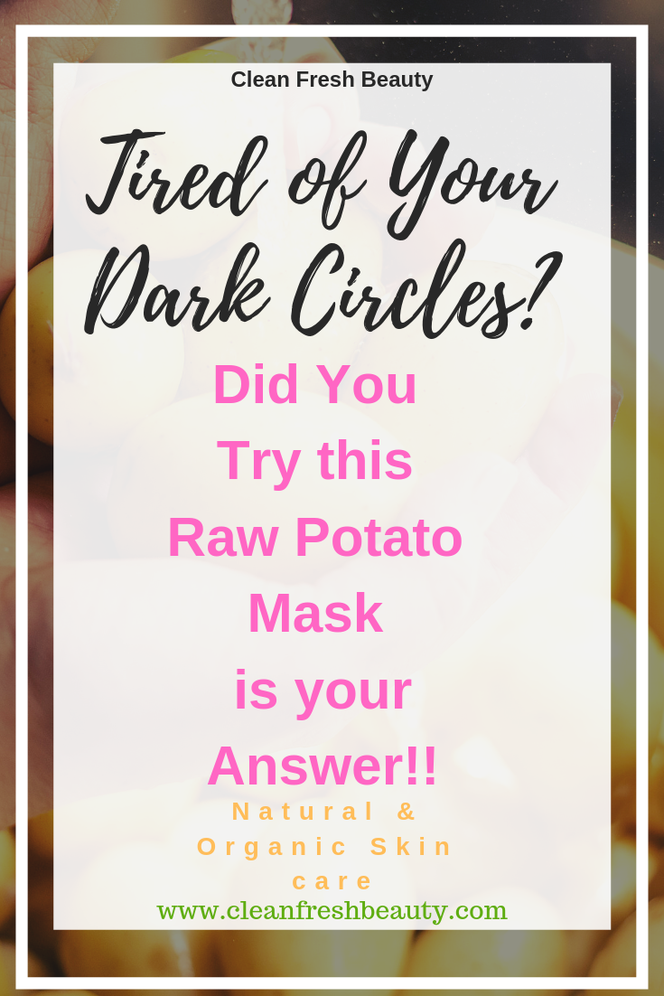 Tired of dark circles? There are many ways to deal with dark circles naturally, including many DIYs. In this blog post, I share natural skin care products and easy DIYs that help with dark circles. Click to read more. #greenbeauty #naturalproducts #organicskincare #naturalproducts #darkcircles #puffyundereyes