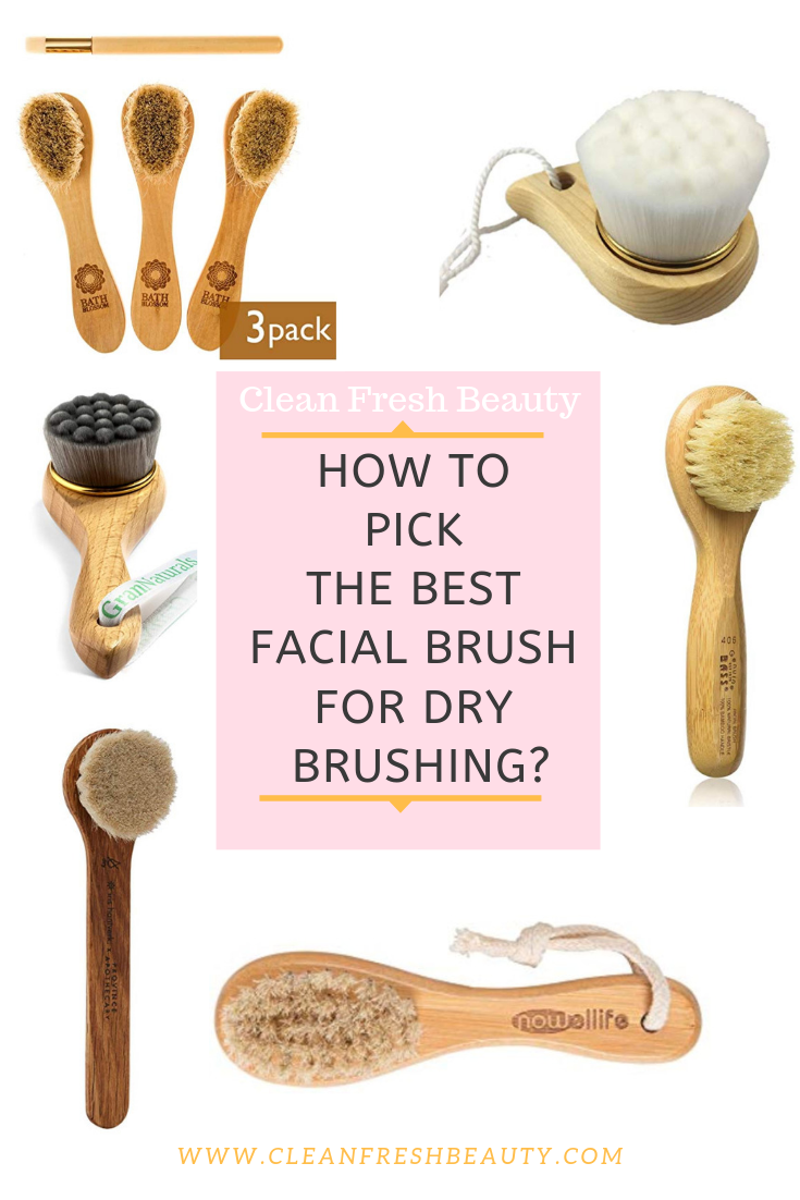 Interested in facial dry brushing? Don't know what facial brush might work for you? In this blog post, I share with you my top 3 facial brush. #greenbeauty #facebrush #drybrushing #naturalproduct