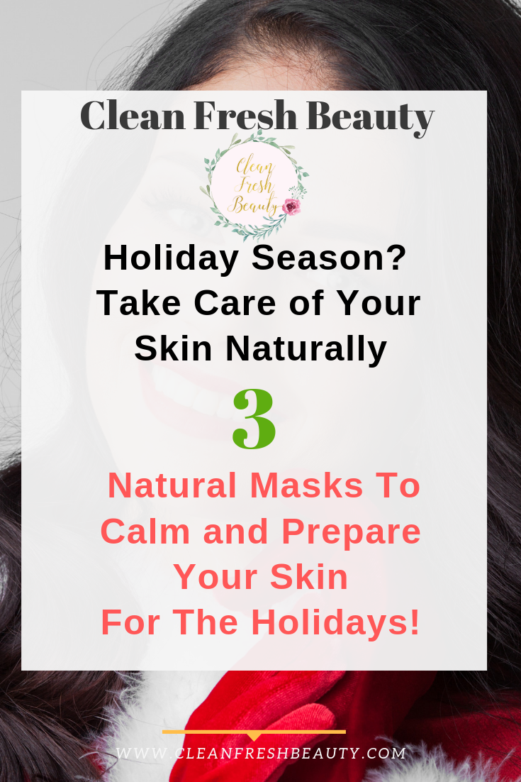 Let's do something about these wrinkles. If you are wondering how to have a smooth and beautiful skin naturally this holiday season. You want to read this blog post. I share with you 3 natural masks that will make your skin look smooth, soft, and glowing this holiday season. Click to read more #greenbeauty #naturalskincare #dryskin #matureskin #agingsigns #clearacne